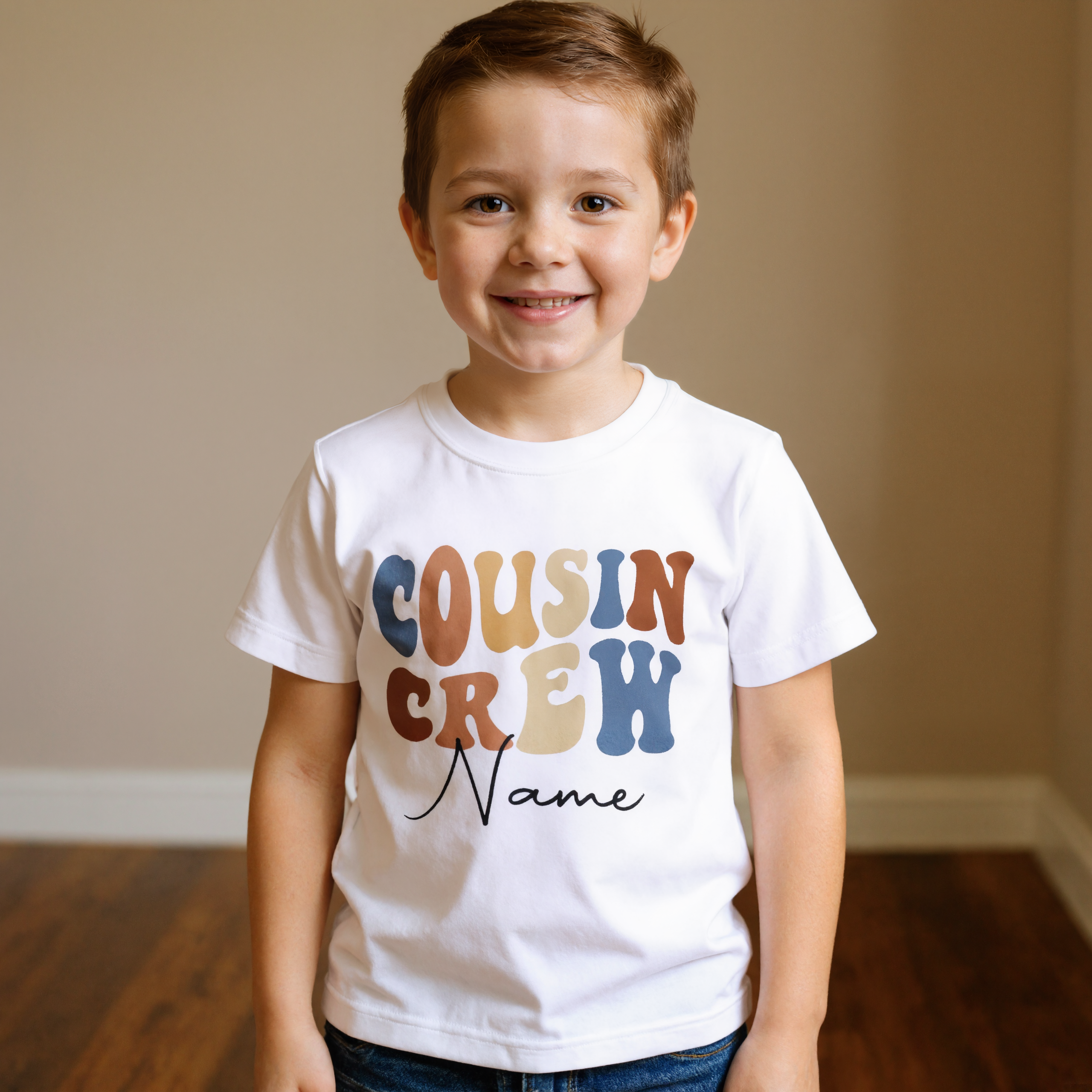 Custom Cousin Crew Family T Shirt Set