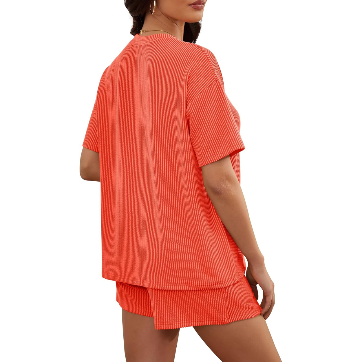 Oversized Two Piece Tracksuit With Shorts