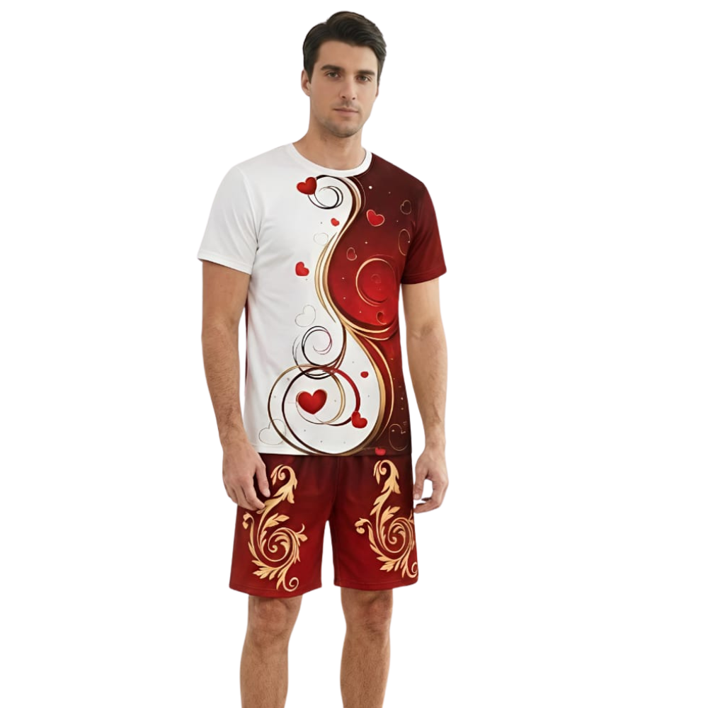 Printed Pajama Set