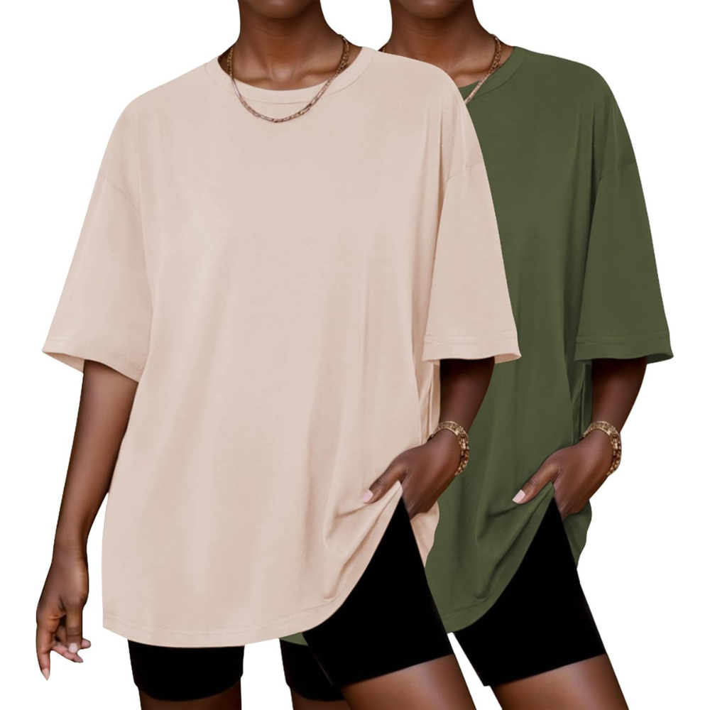 Women Oversized Short Sleeve Summer T Shirts