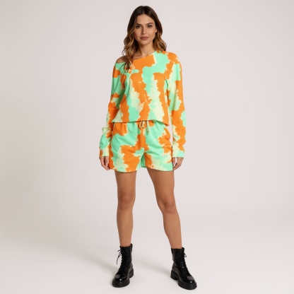 2 Pieces Soft Sleepwear Nightwear Set