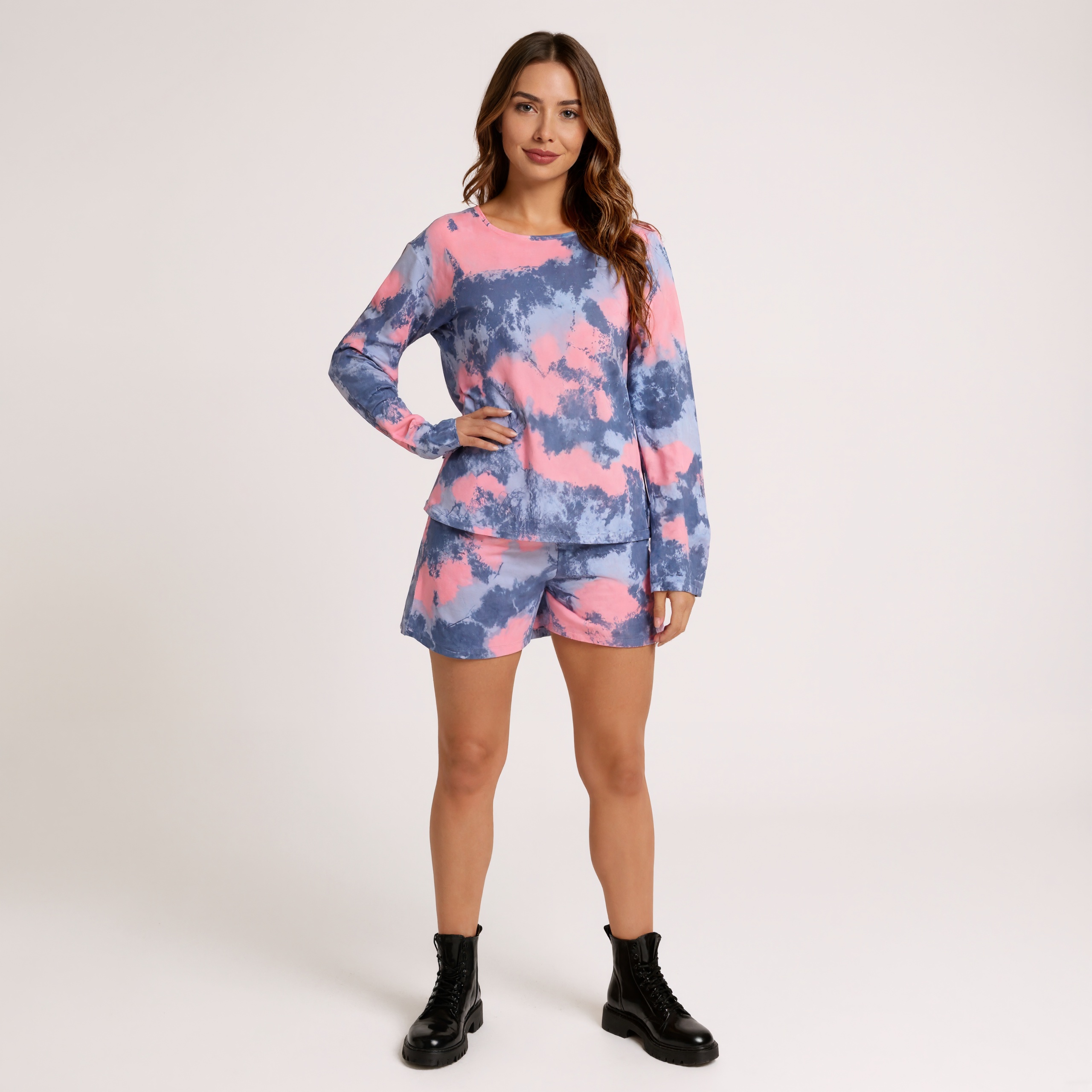 2 Pieces Soft Sleepwear Nightwear Set
