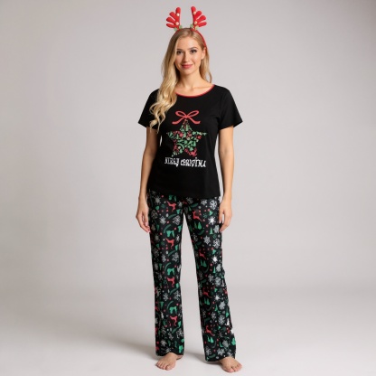 2 Pieces Soft Sleepwear Nightwear Set