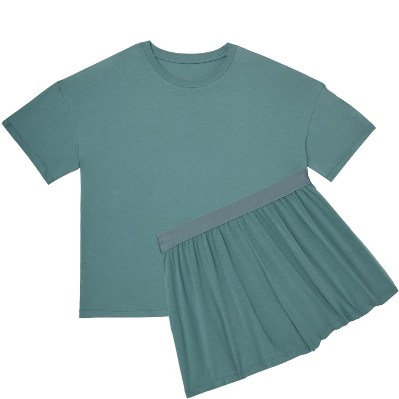 Boxy Tee And Sleep Shorts Set
