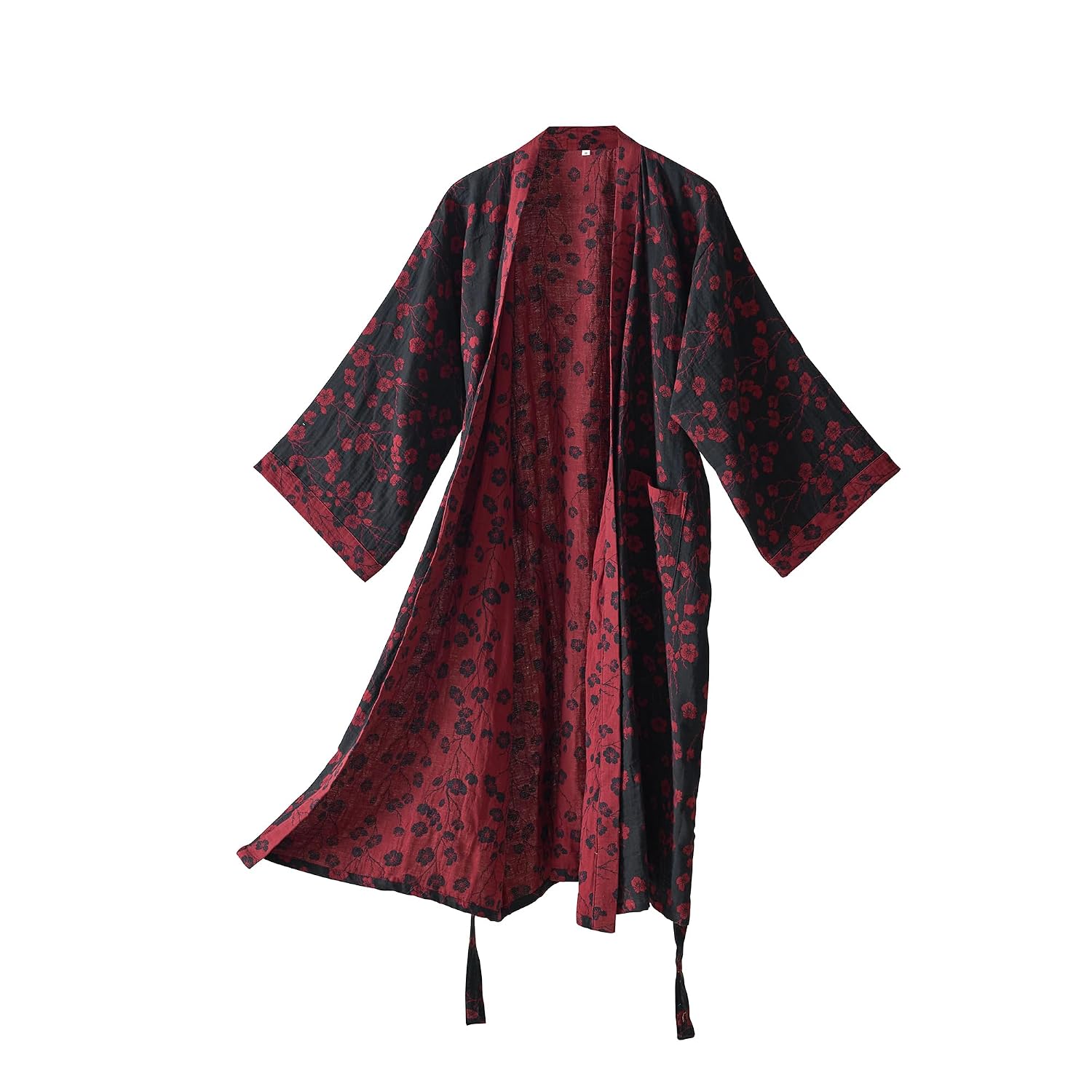 Knit Loose Long Loungewear Bathrobe for Women