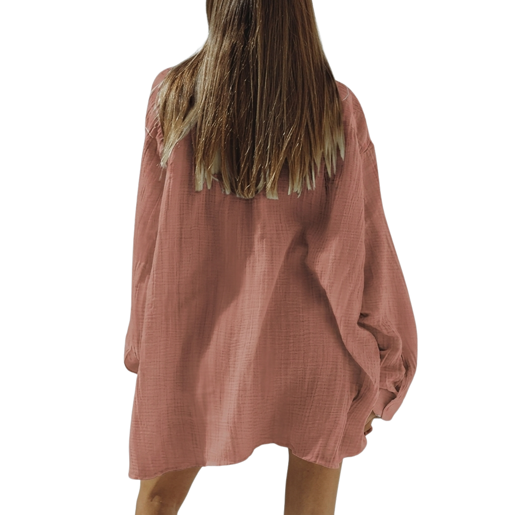2 Piece Of Short Sleeve Button Down Blouse With Shorts Sweatsuit Set