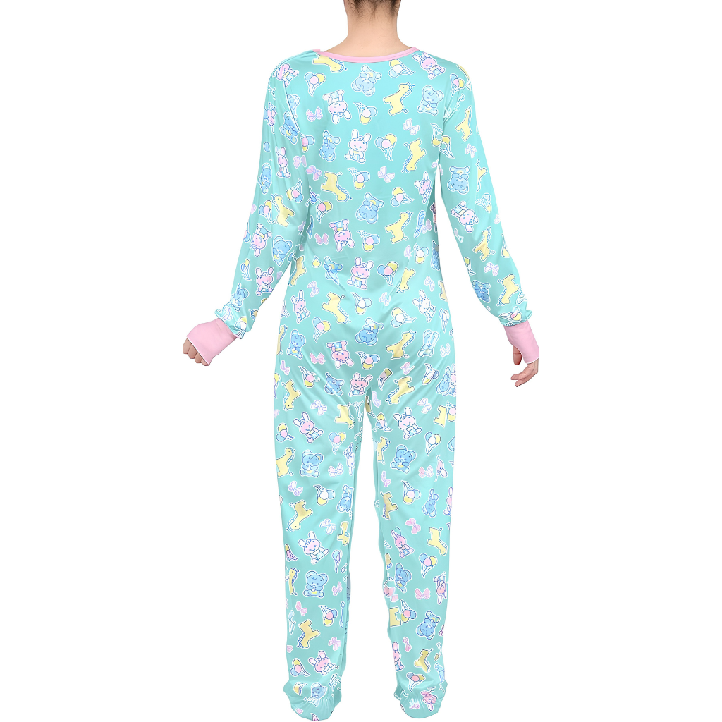 Long Sleeve Full Length One Piece One Piece Lounge Pajama Outfit For Women