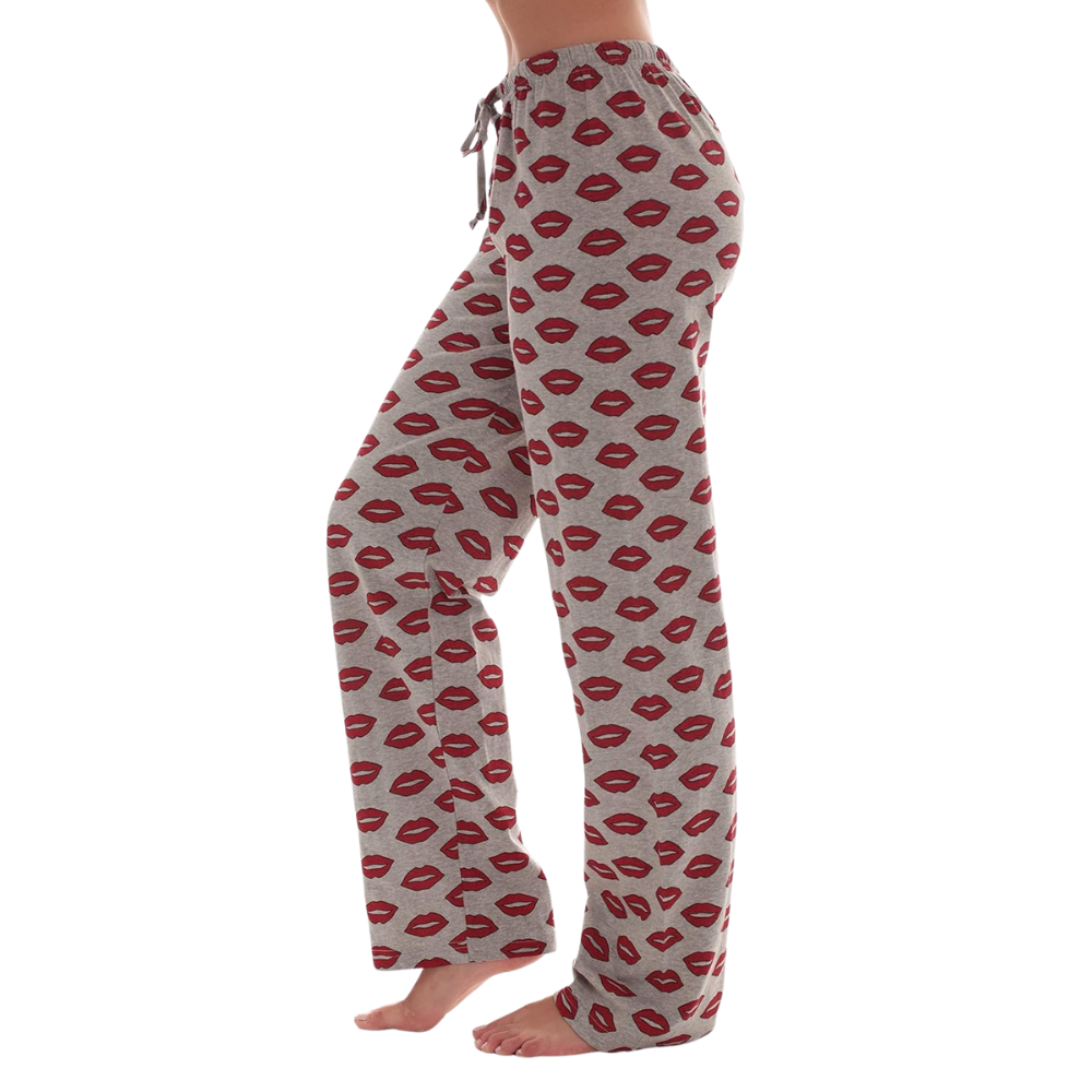 Printed Pajama Pants With Drawstring Band