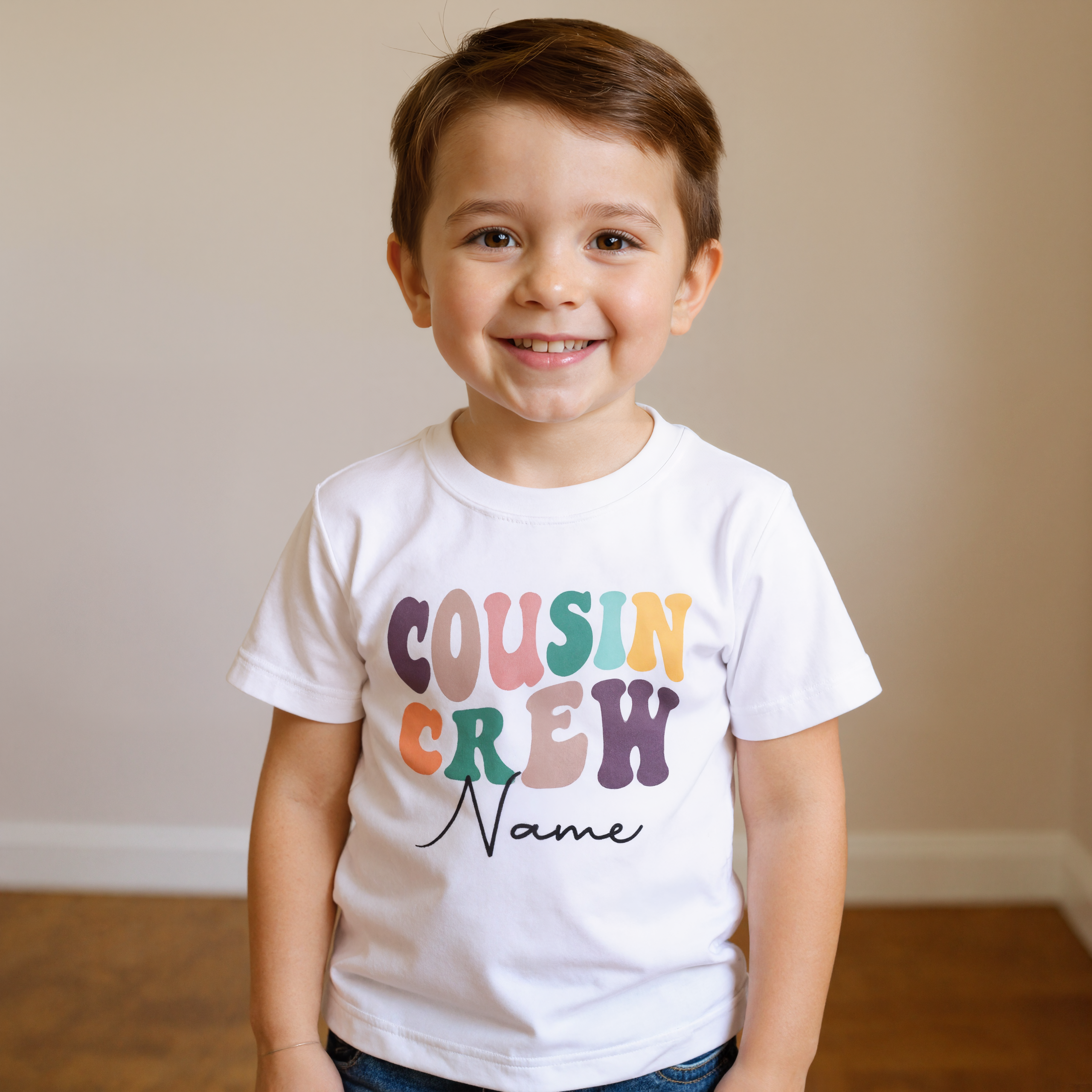 Custom Cousin Crew Family T Shirt Set