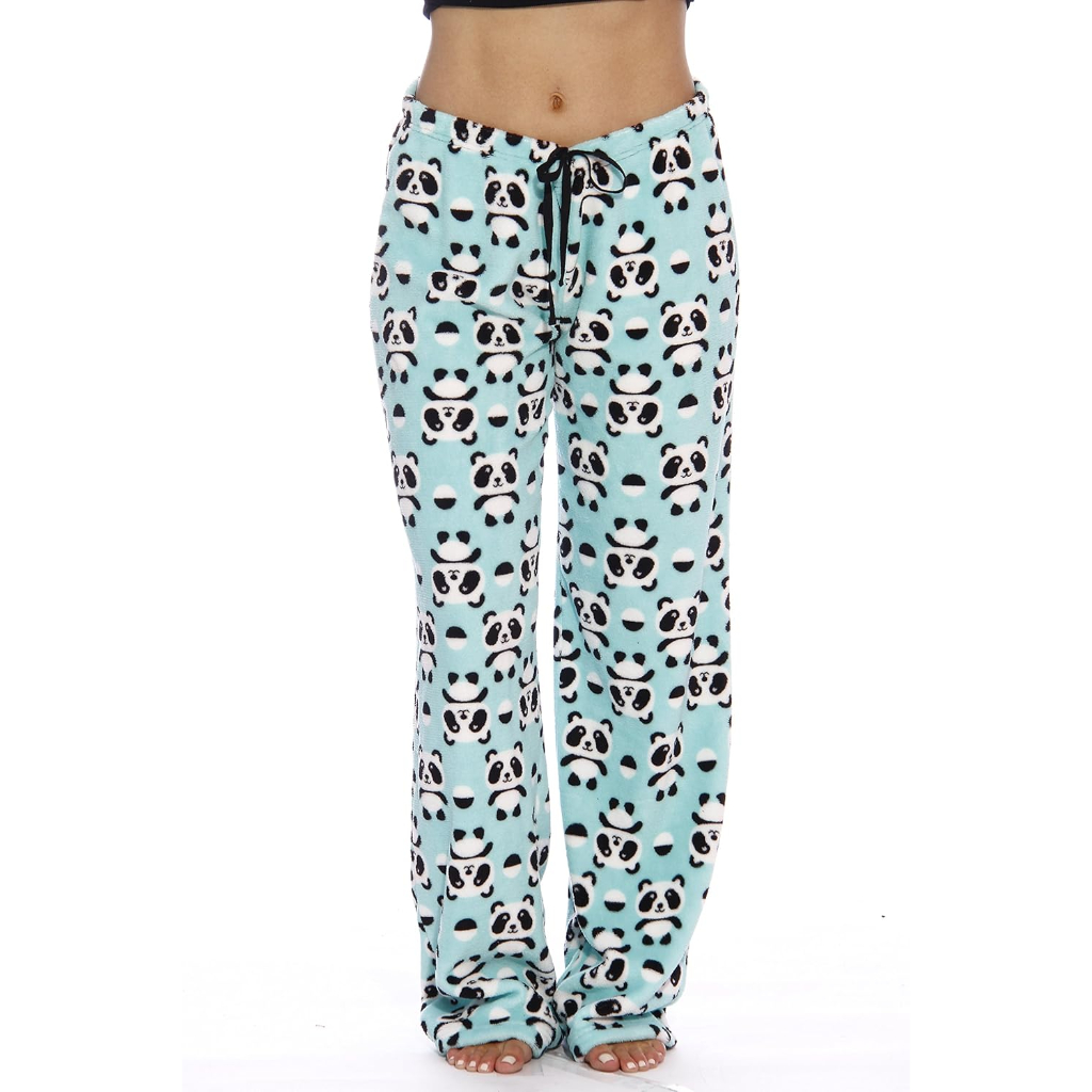 Plush Pajama Pants For Women For Night Wear