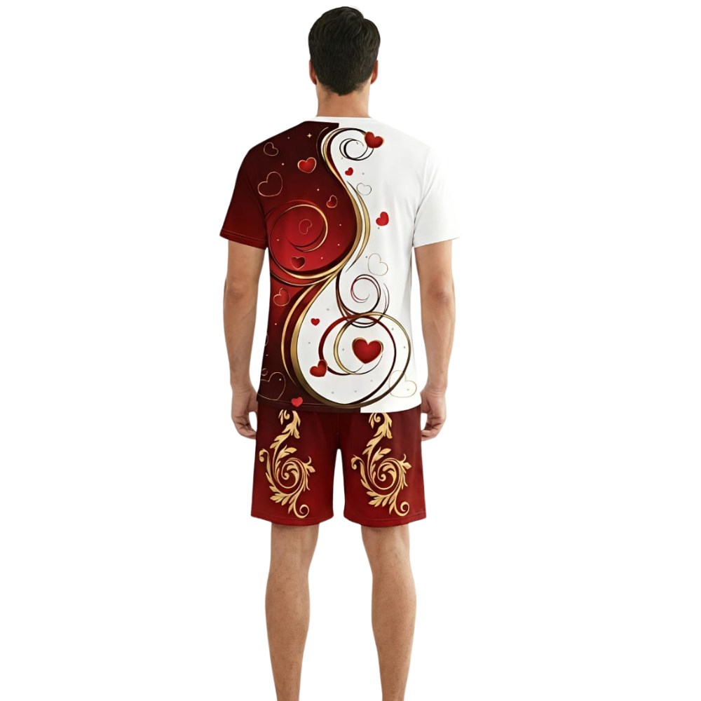 Printed Pajama Set