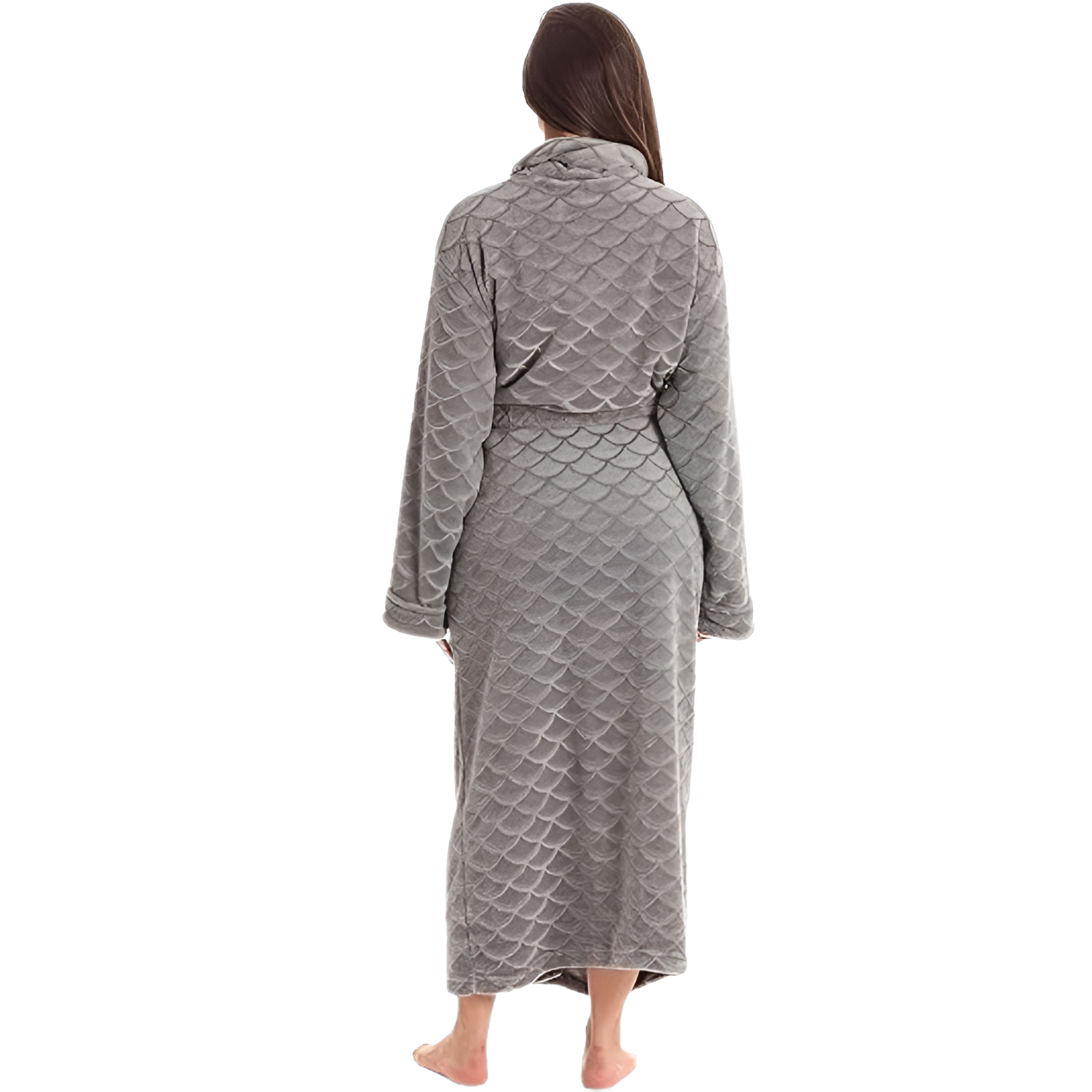 Kimono Design Hooded Bathrobe For Women