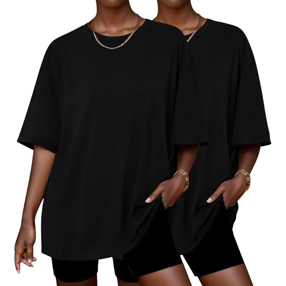 Women Oversized Short Sleeve Summer T Shirts