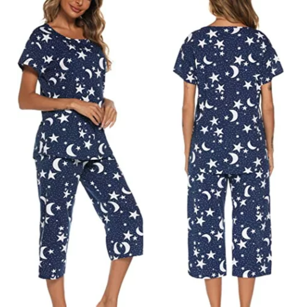 Night Wear Top And Pajamas Sets