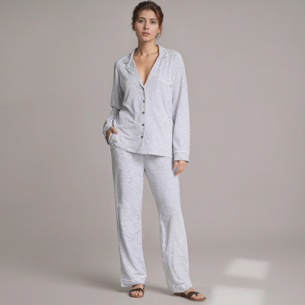 Modal Soft Long Pajama Set