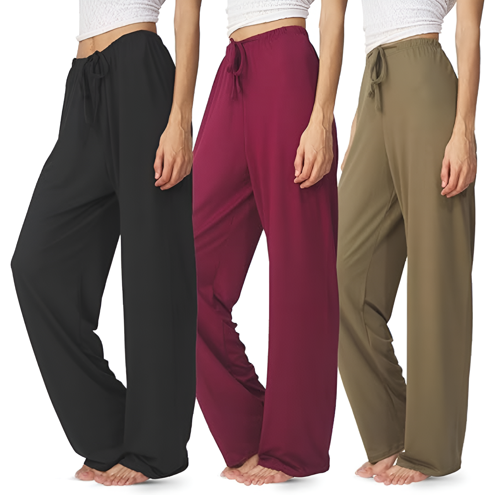 Pack Of 3 Pajama Lounge Pants For Women