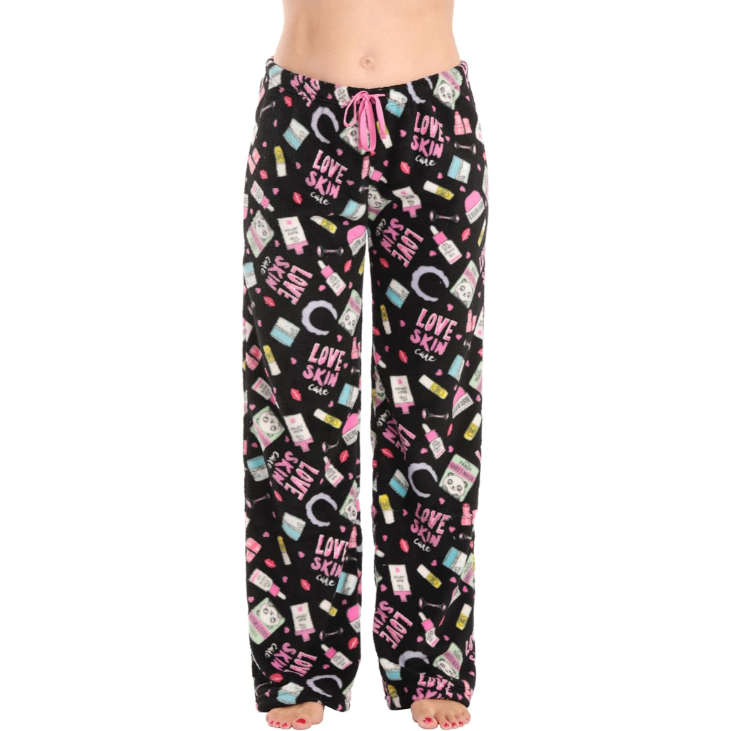 Plush Pajama Pants For Women For Night Wear