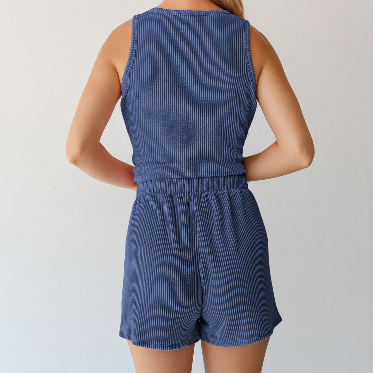Summer Loungewear Set With Matching Top And Shorts For Women