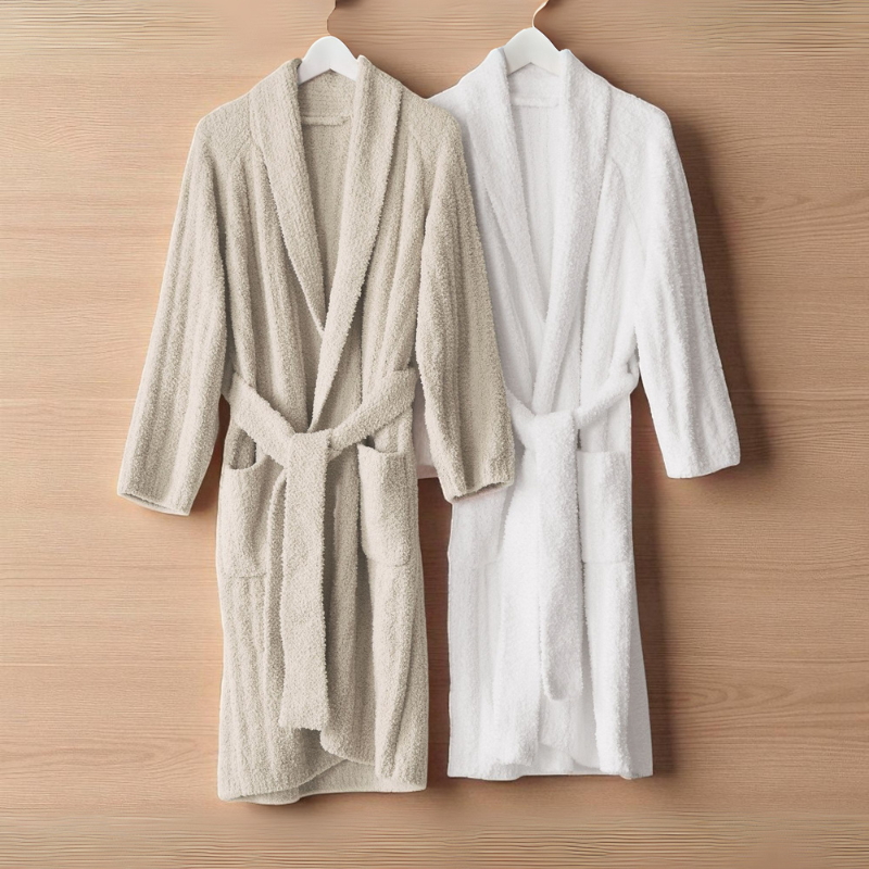 Cozy Ribbed Robe For Everyday Comfort