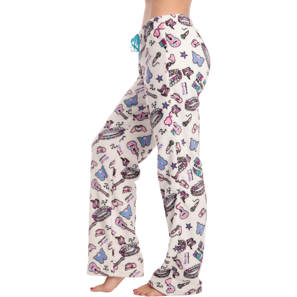 Plush Pajama Pants For Women For Night Wear