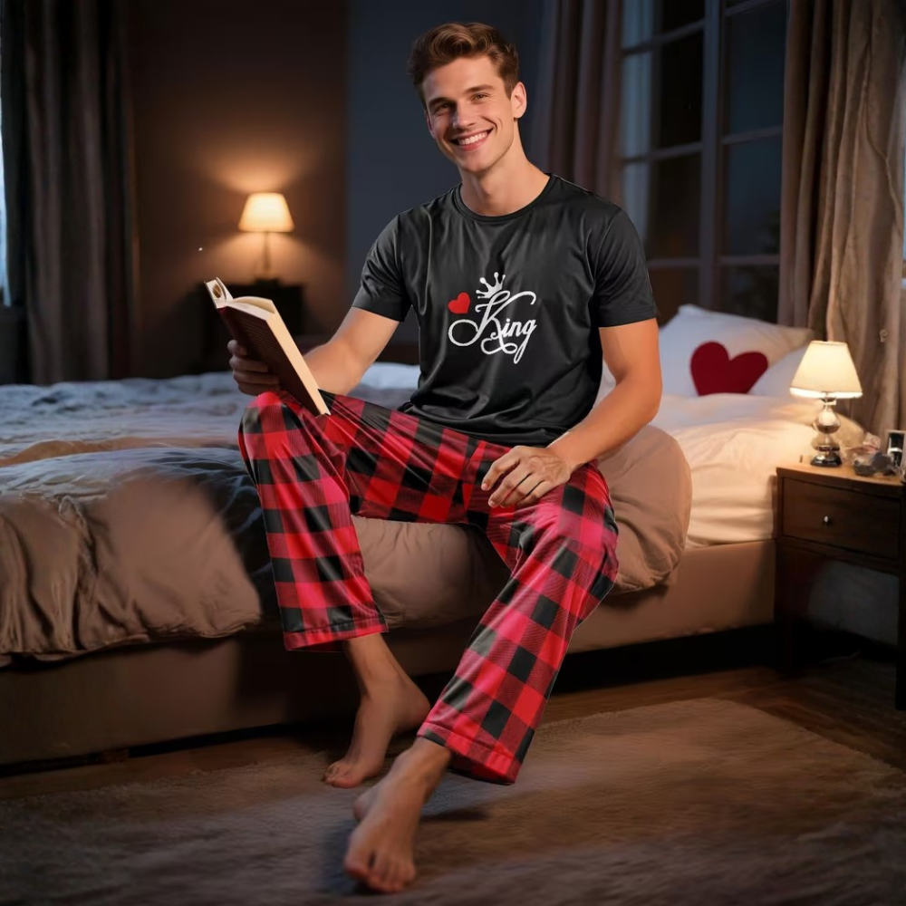 Homewear Set for Men And Women, Featuring a Unique And Comfortable Design.