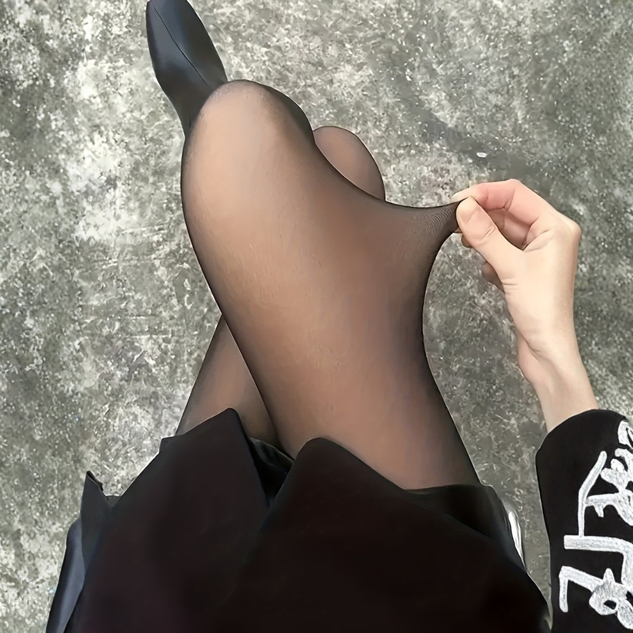 Soft Semi Transparent Thermal Tights For Winter For Women