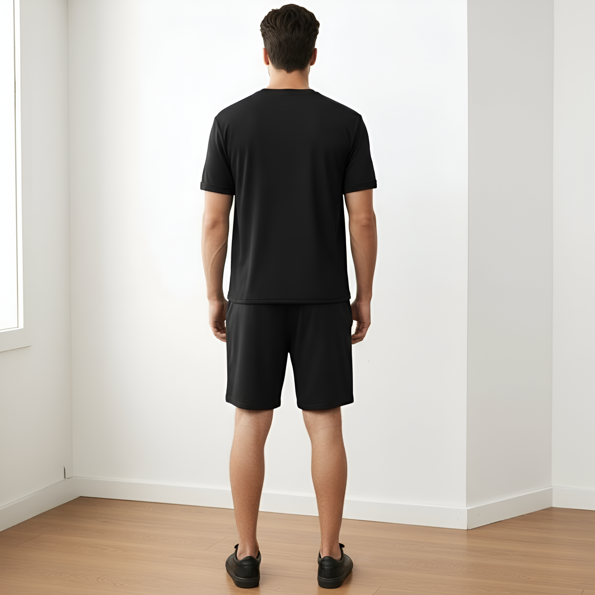 price for one set Couple's Men or Women Love Letter Print Short Sleeve Shorts Set 1 Set