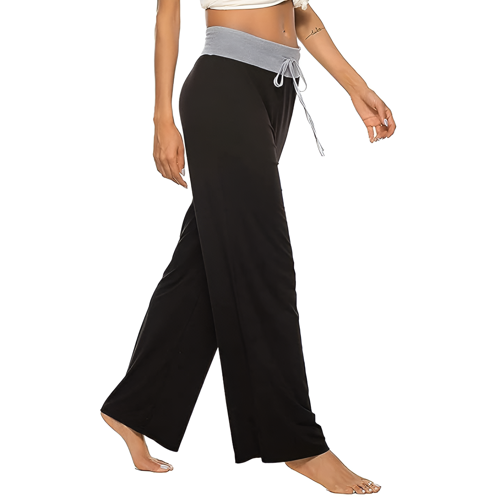 Wide Design With Drawstring Lounge Pajama Pants