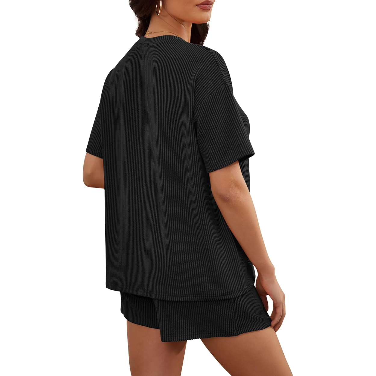 Oversized Two Piece Tracksuit With Shorts