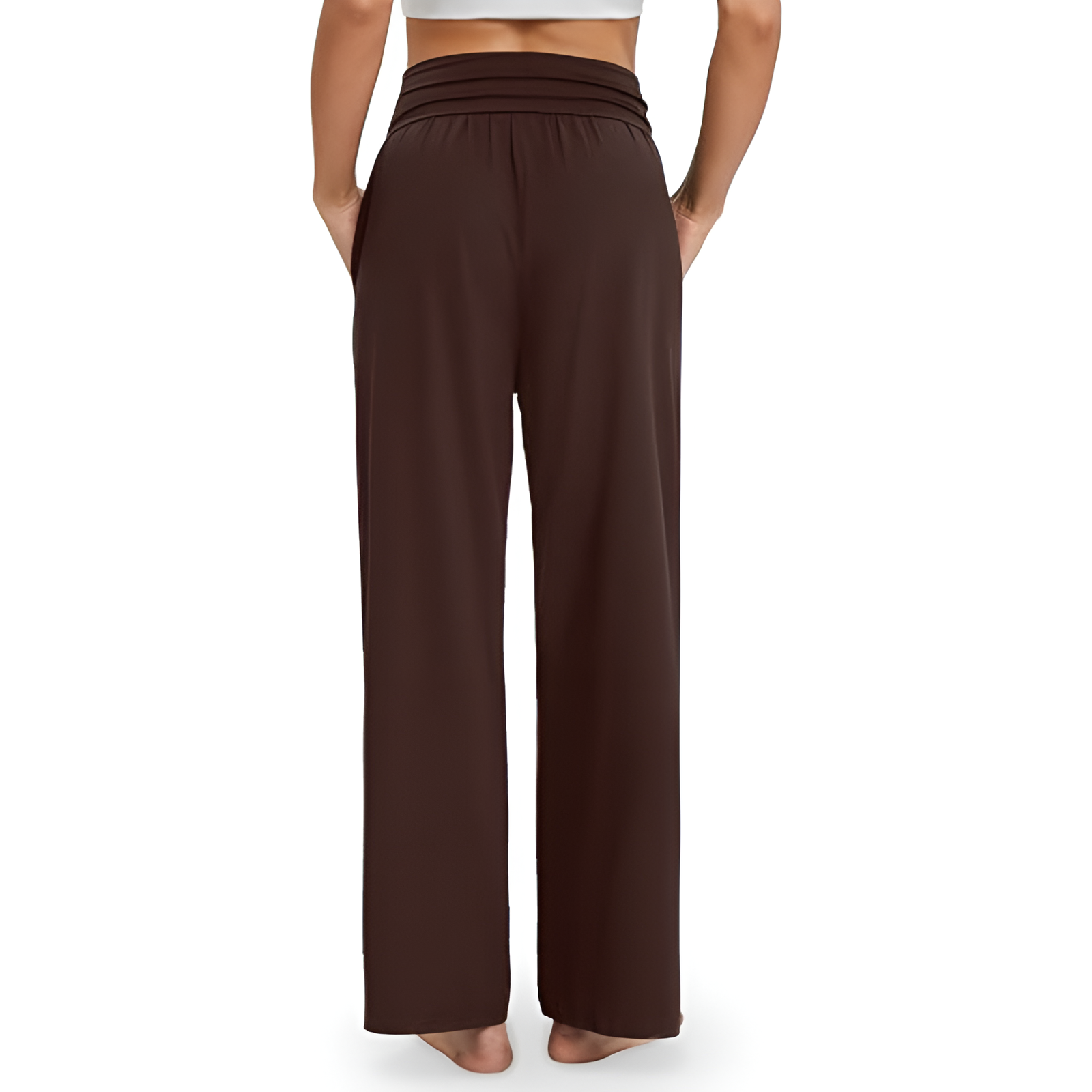 Wide Lounge Yoga Pajama Pants With Pockets