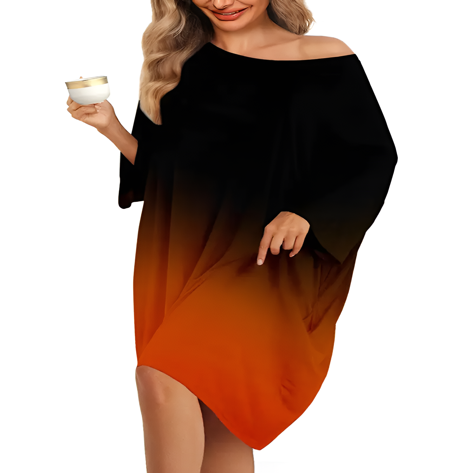 Bamboo Sleep Shirt Dress With Pocket