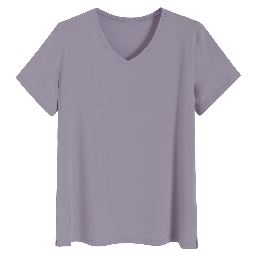 Women V Style Short Sleeve Pajamas Top