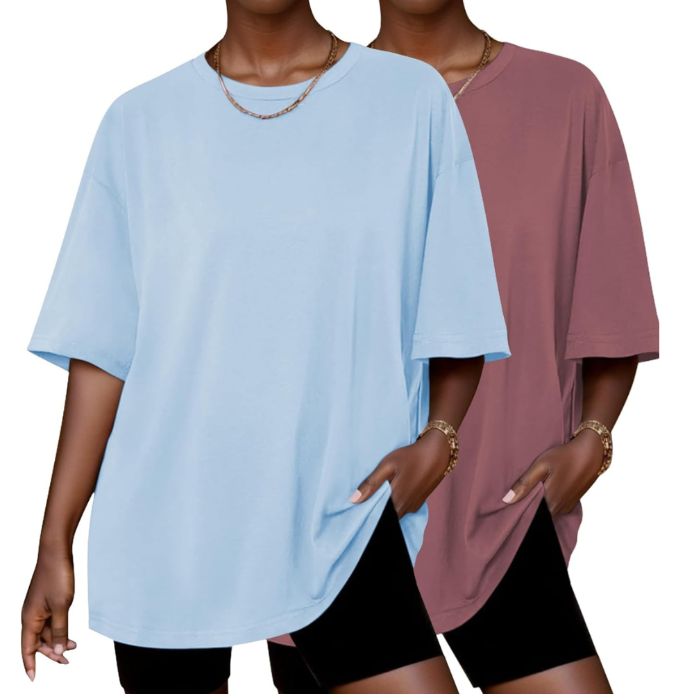 Women Oversized Short Sleeve Summer T Shirts