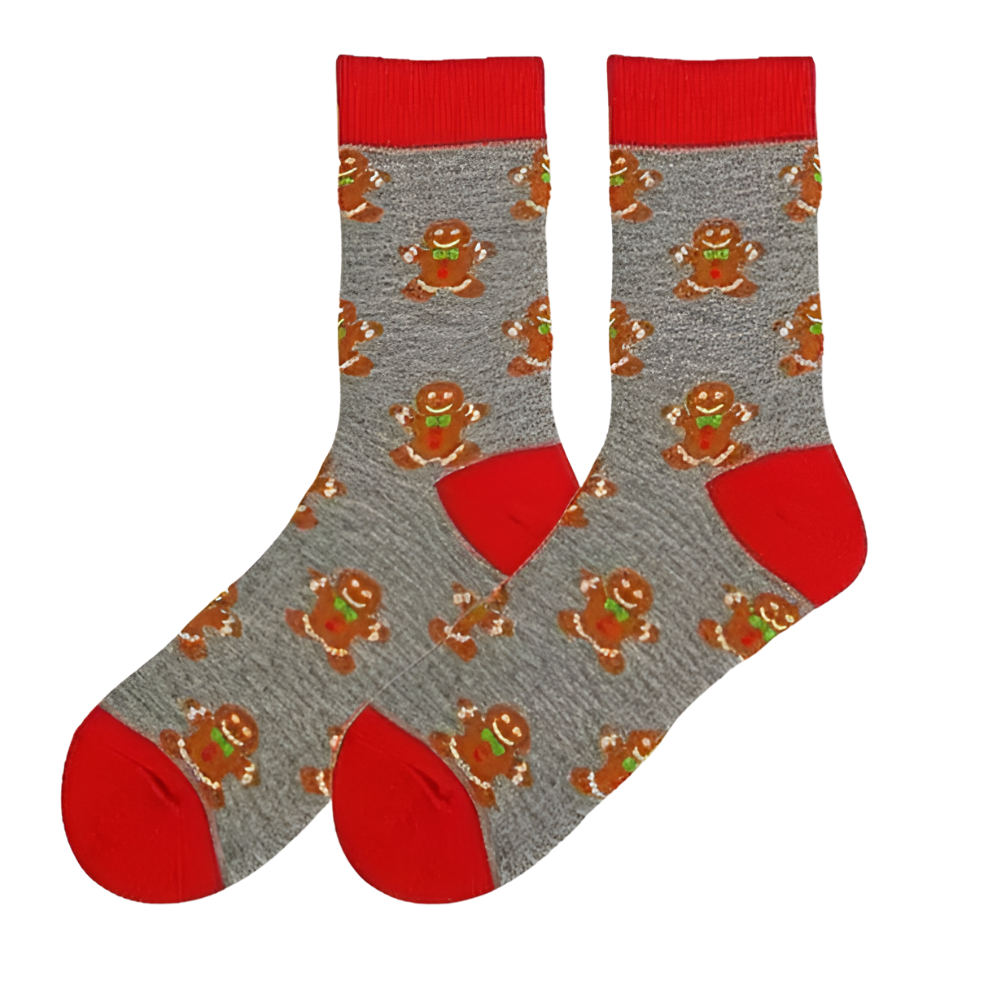 10 Pairs Of Festive Santa Christmas Socks