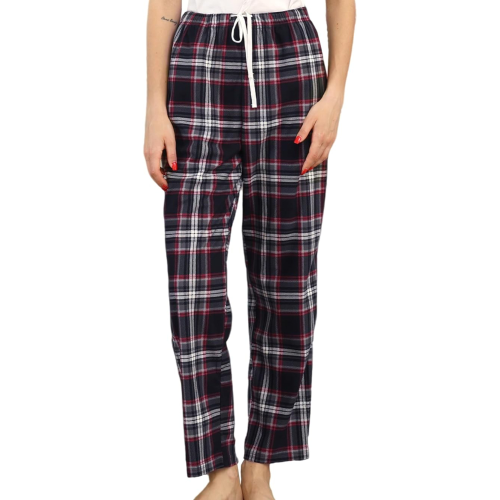 Printed Pajama Pants With Side Pockets
