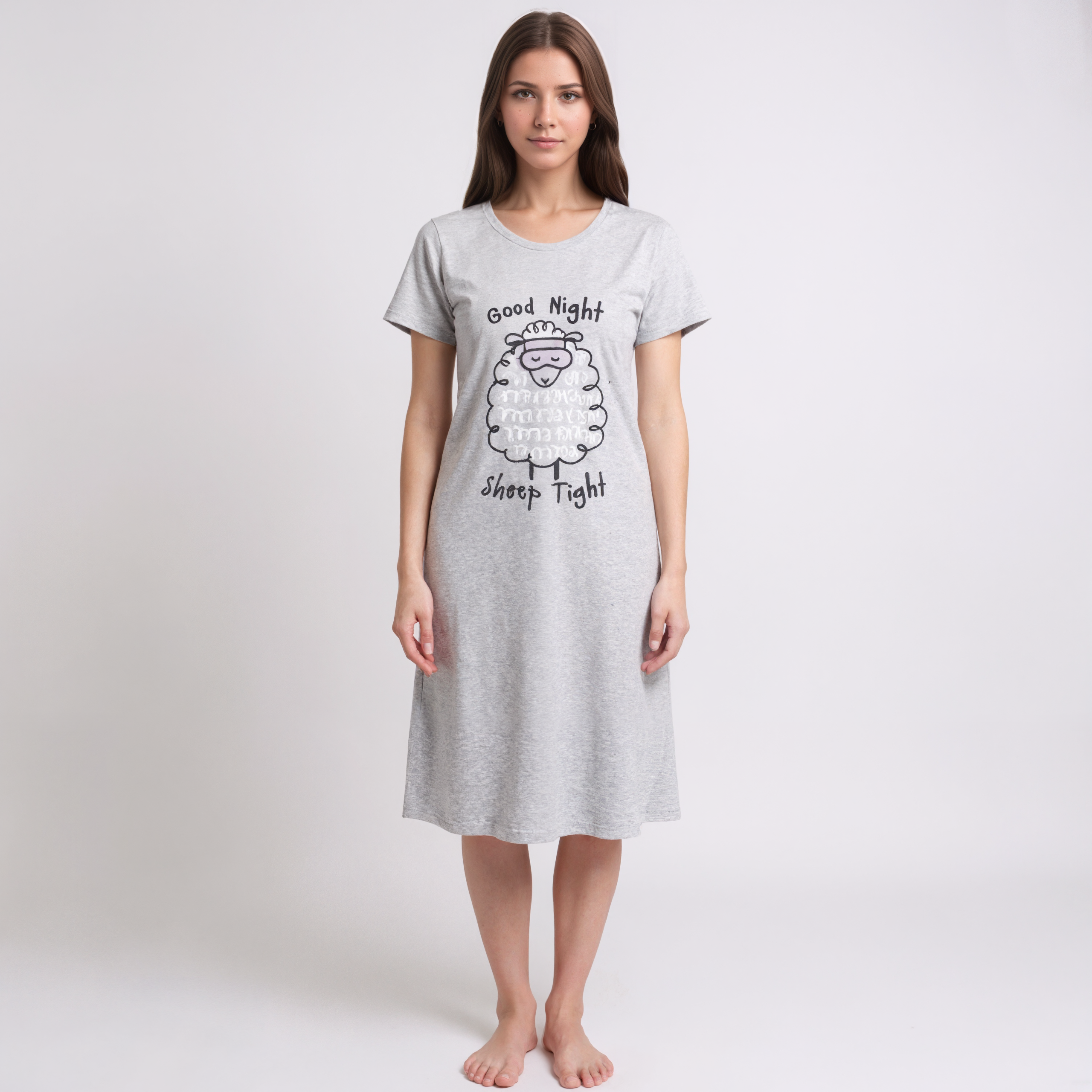 Capri Bottom Pajama Set With Short Sleeve