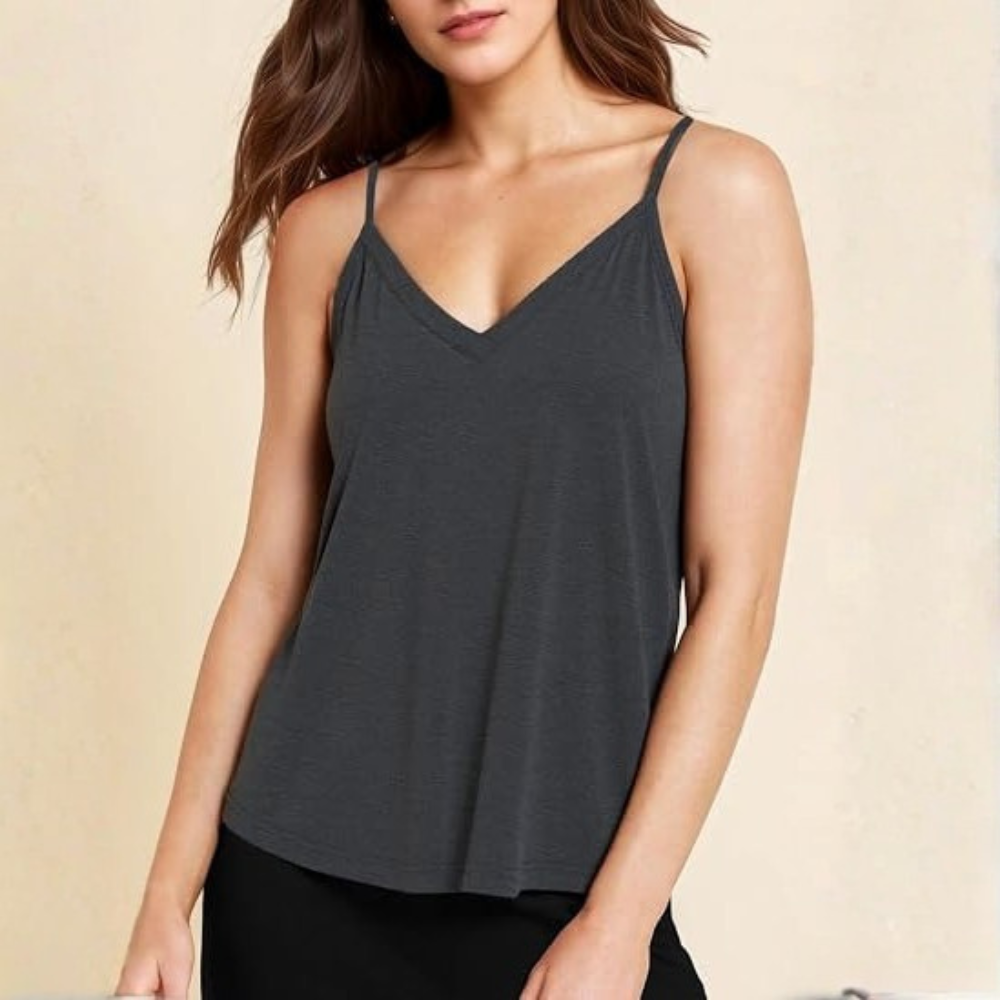V Shaped Cami Pajamas Tank Tops