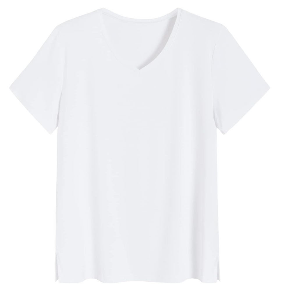 Women V Style Short Sleeve Pajamas Top