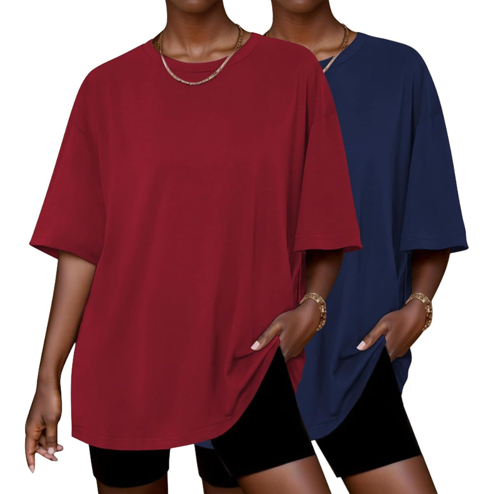 Women Oversized Short Sleeve Summer T Shirts