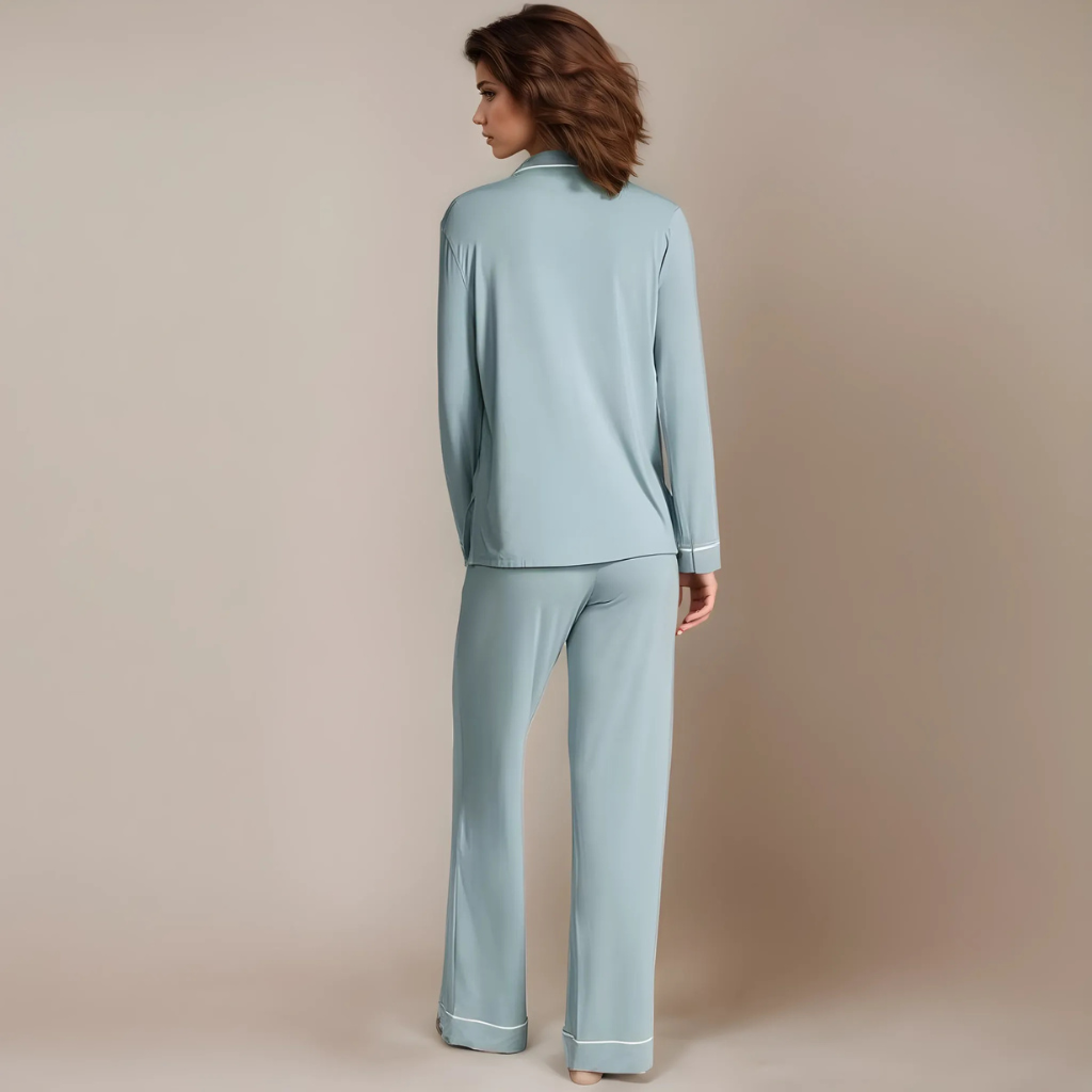 Modal Soft Long Pajama Set