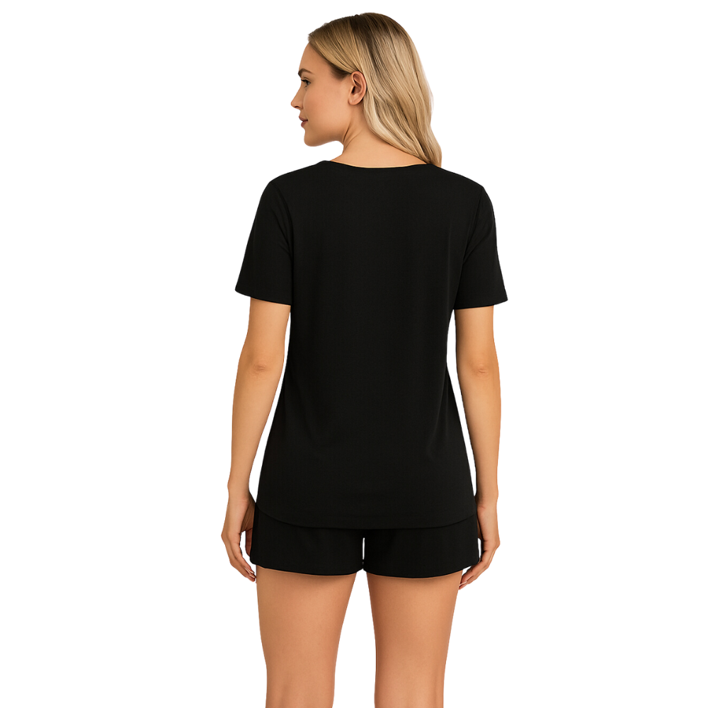 Piece Lounge Outfit With Pocket Short