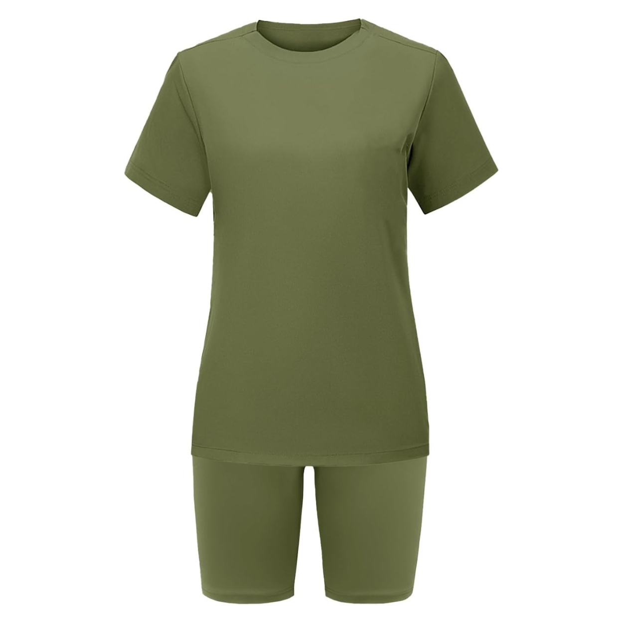 Two Piece Tracksuit with T Shirt and Shorts For Women