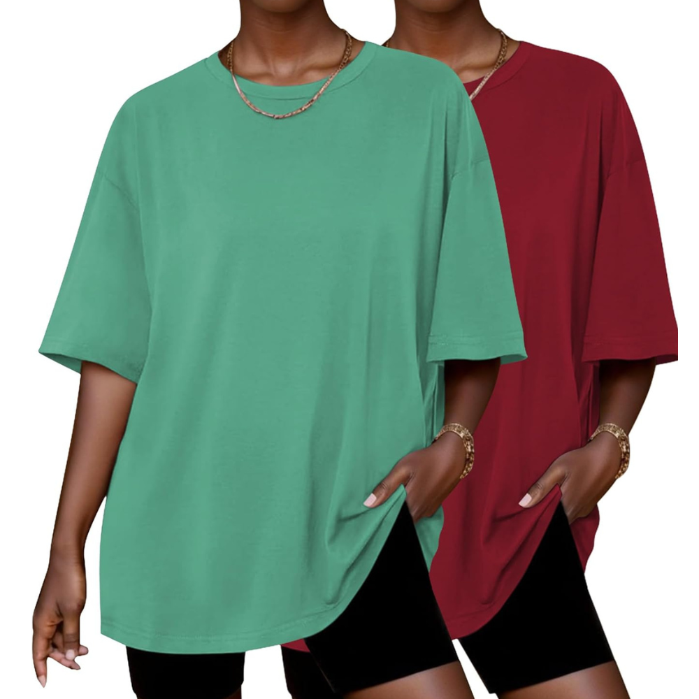 Women Oversized Short Sleeve Summer T Shirts