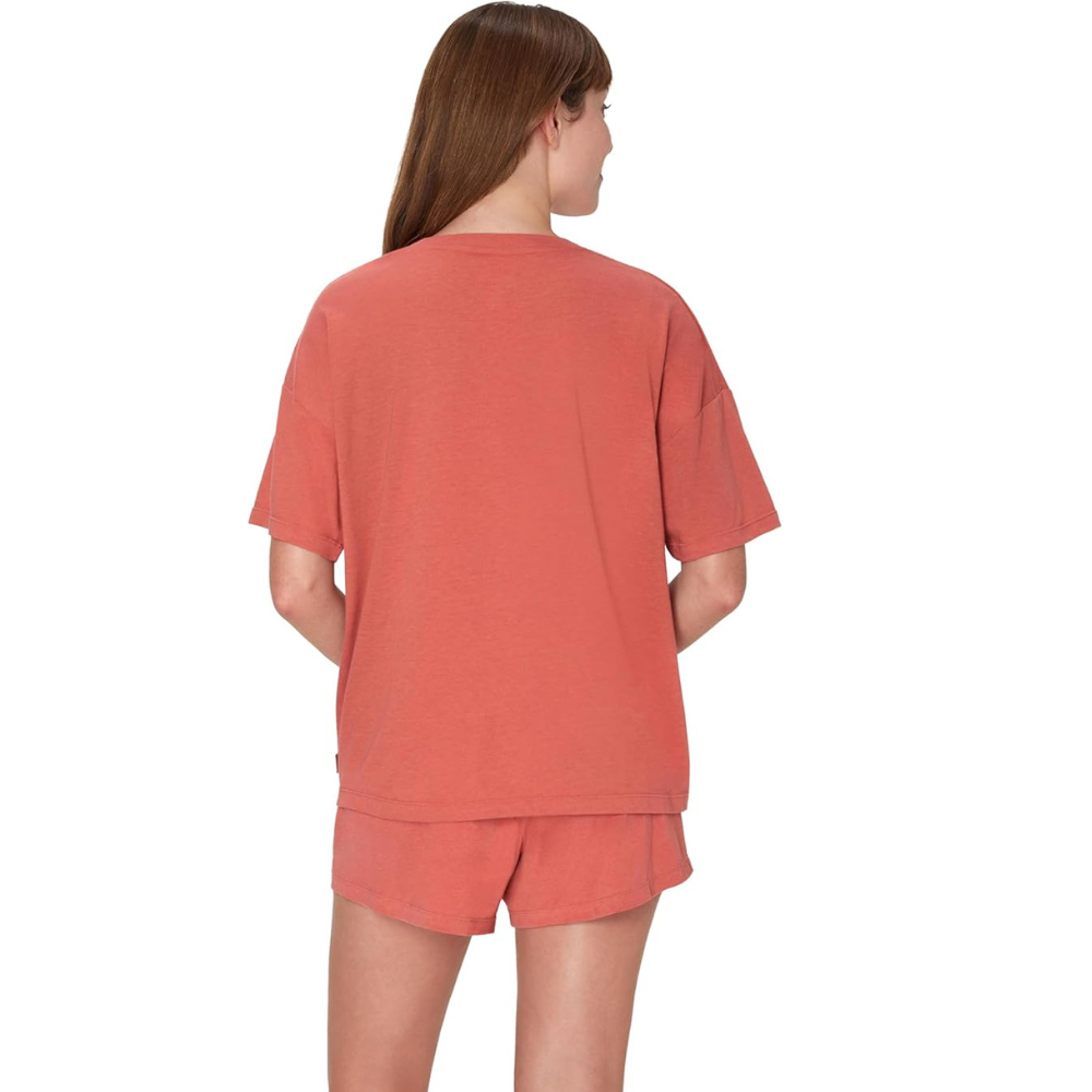 Women 2 Piece Lounge Set T Shirt And Sleep Shorts