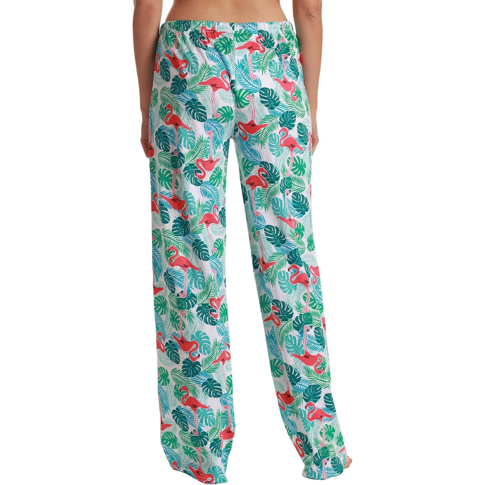 Printed Pajama Pants With Drawstring Band