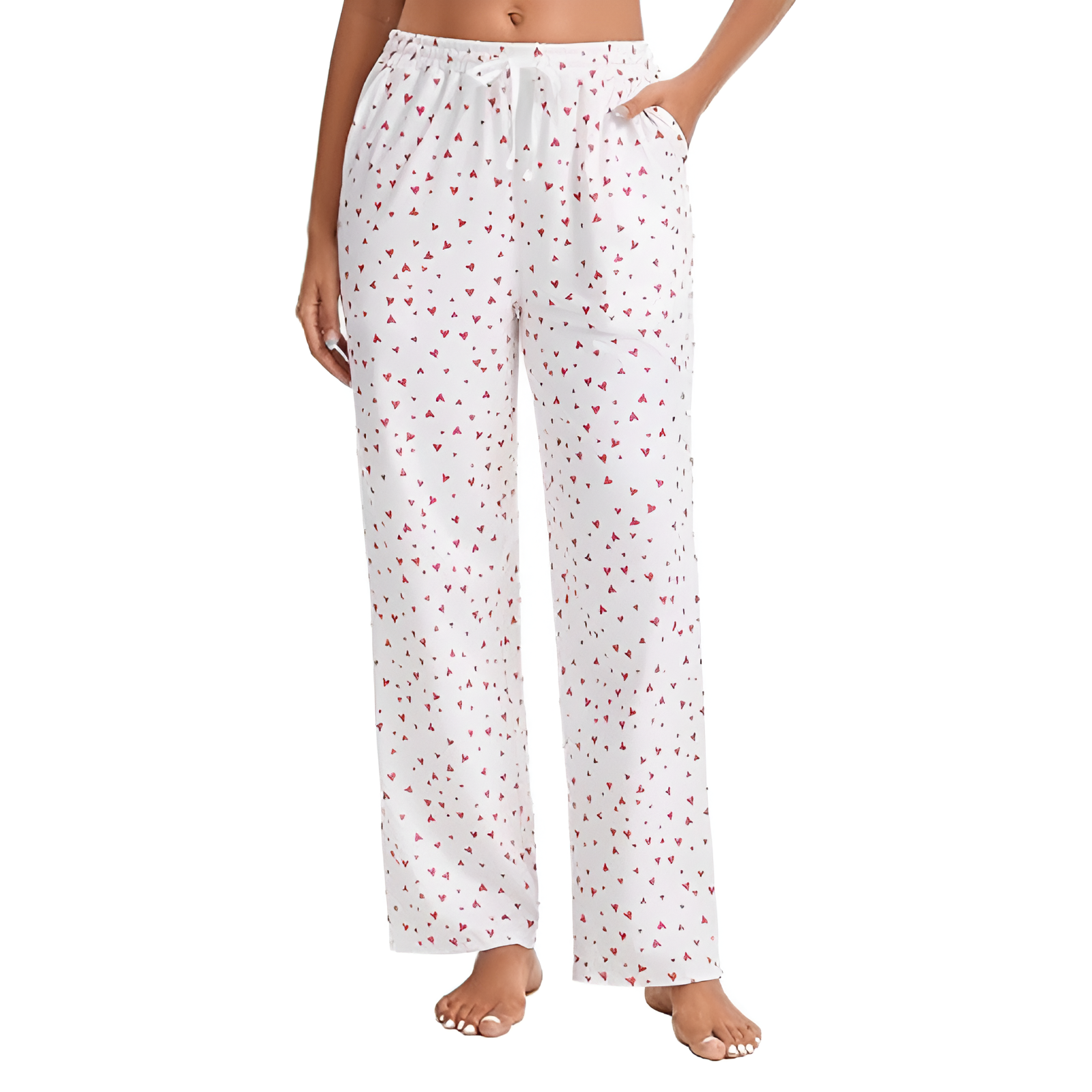 Plaid Sleep Pajama Pants With Pockets For Women