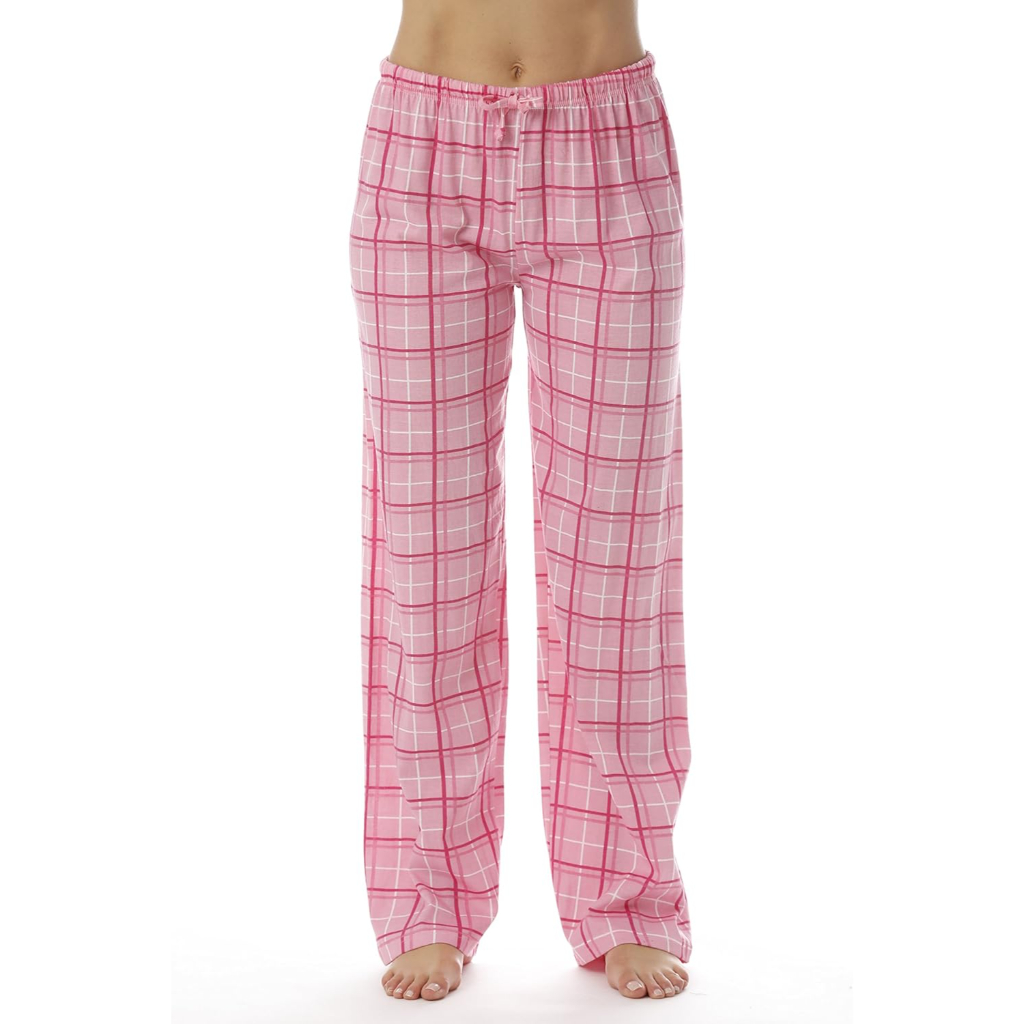 Soft Cotton Plaid Pajama Sleepwear Pants