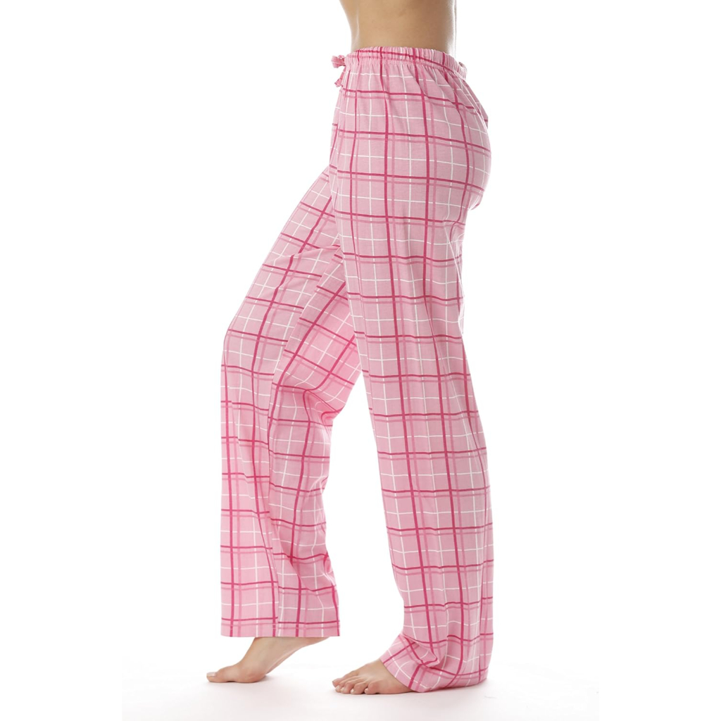 Soft Cotton Plaid Pajama Sleepwear Pants