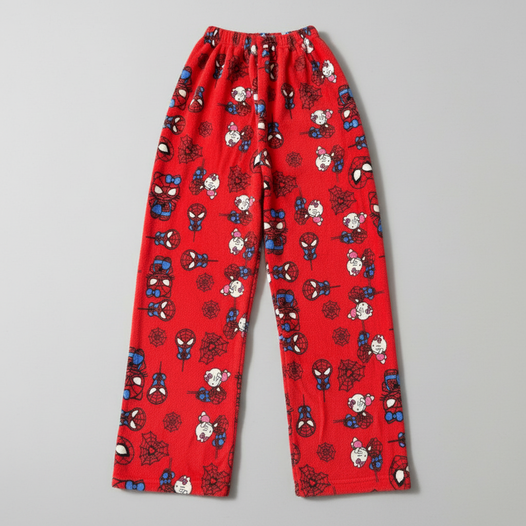 Hello Kitty Spiderman Pajama Pants