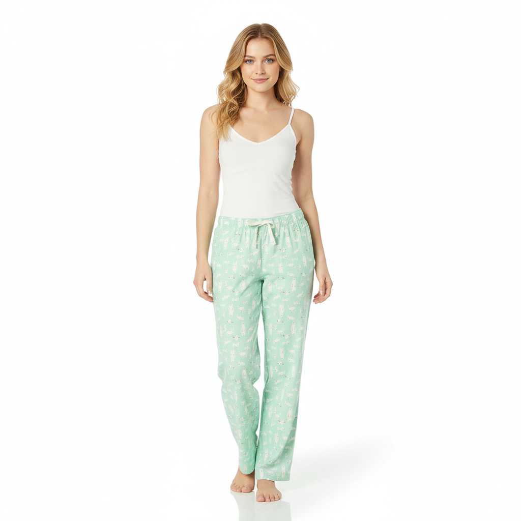 Flannel Pajama Sleep Pant For Women